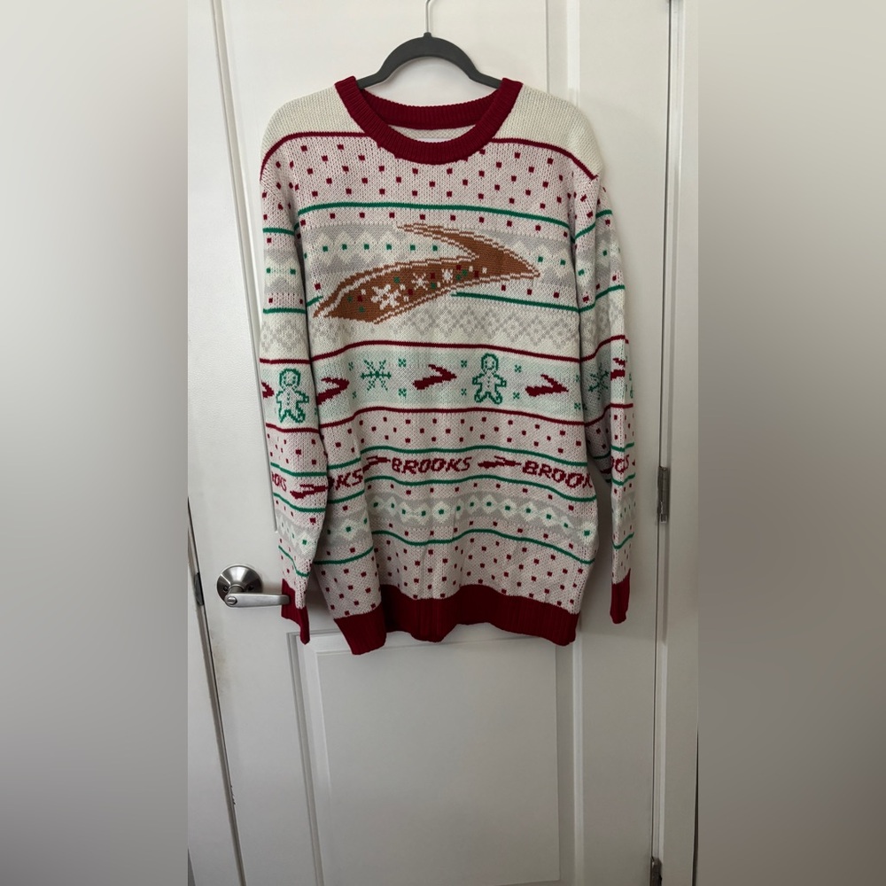 Brooks Holiday Sweater XL